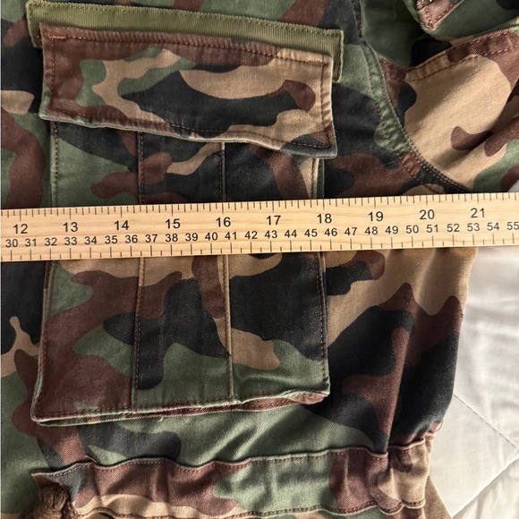 Veronica Beard Sumner Camouflage Utility Jacket Small Cotton Canvas Retail $450 - Picture 10 of 11